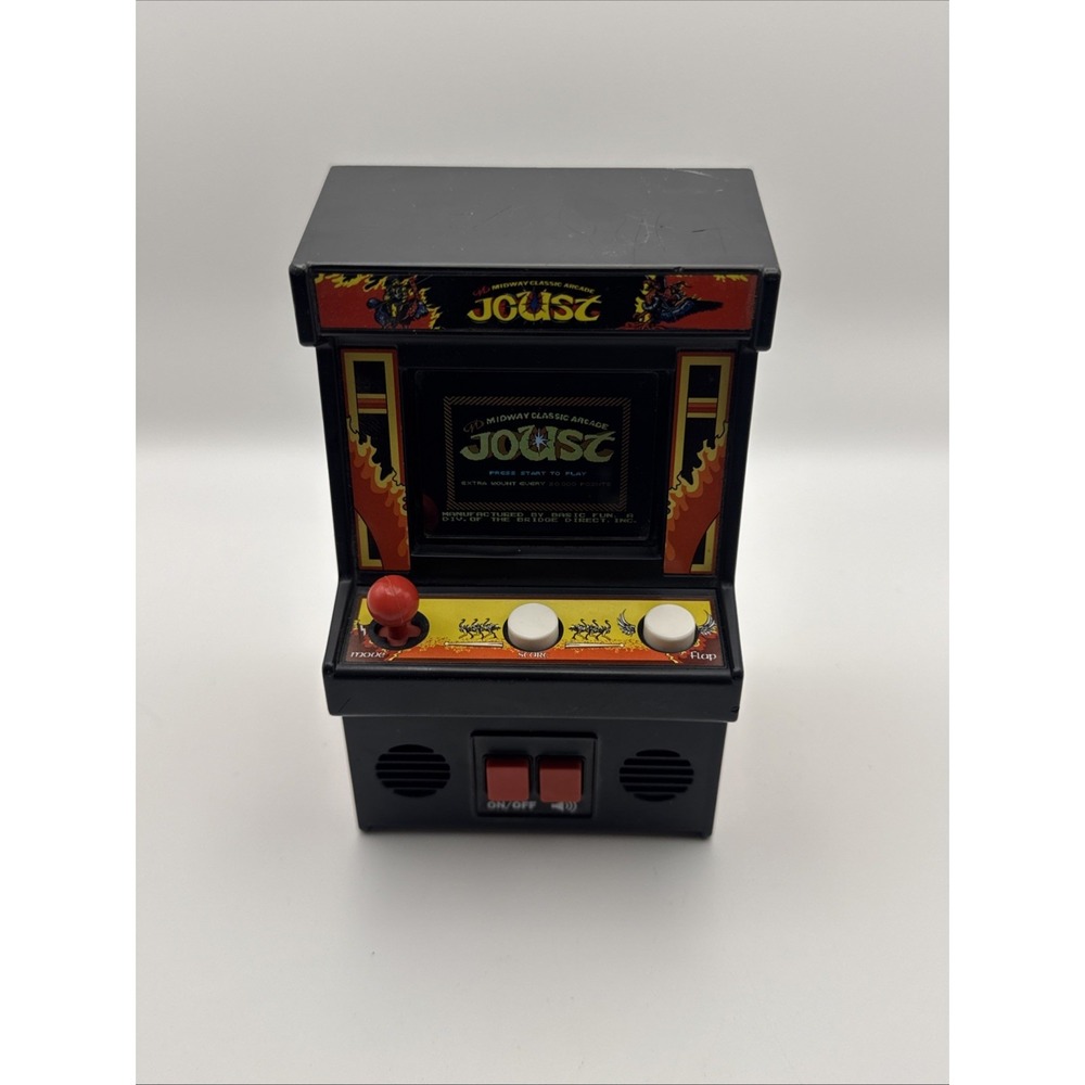 Retro Joust Mini Arcade Classics 08 Midway Classic Arcade Game
